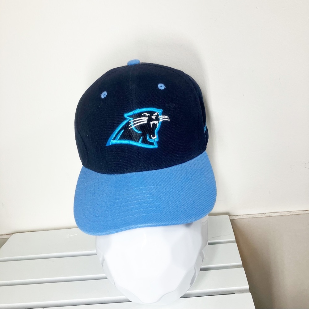 Carolina Panthers Football Muka Hat Cap EUC